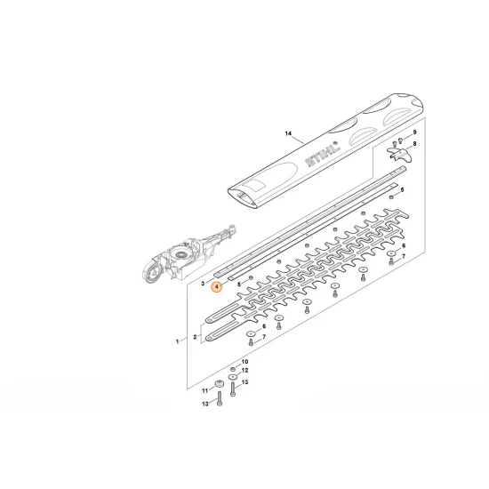 STIHL  Listwa ślizgowa noży 500 mm / 20